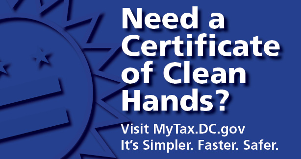 Image for Certificate of Clean Hands
